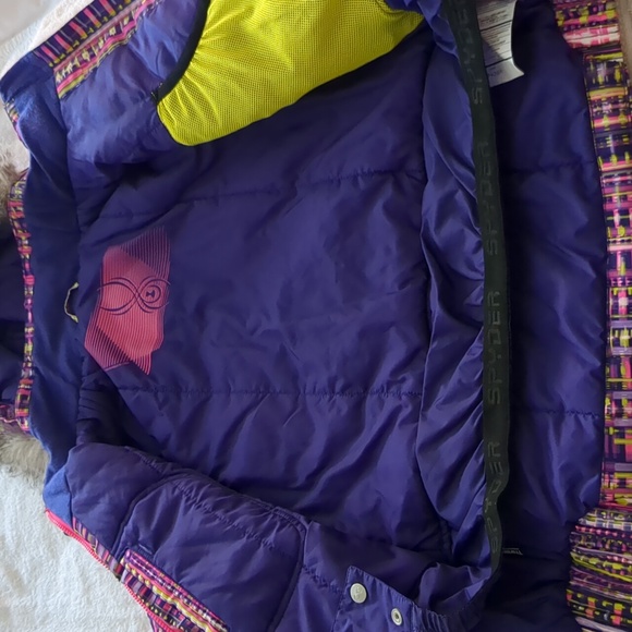Girls Spyder ski jacket size 14 - Picture 6 of 11